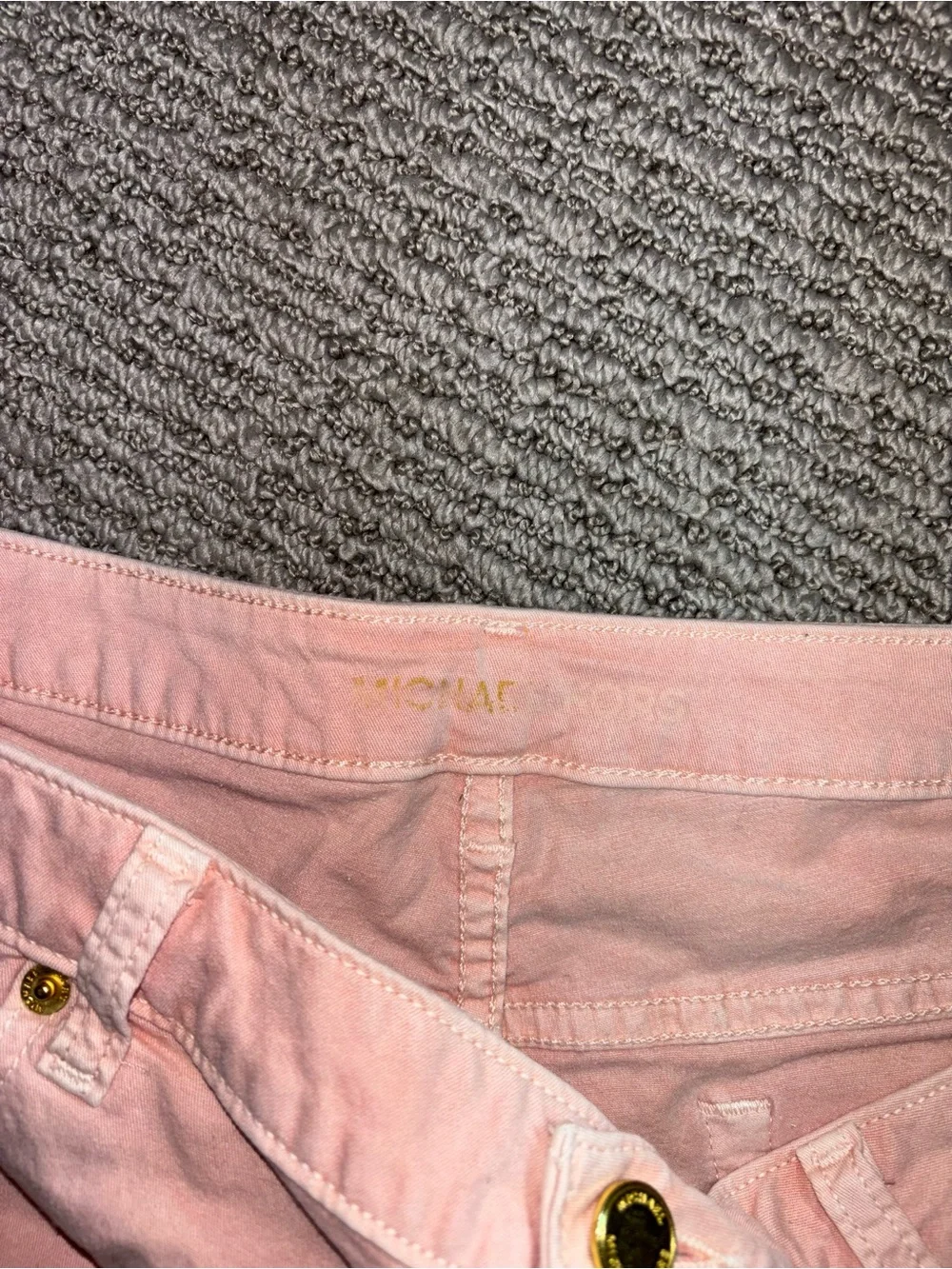 Michael Kors Soft Pink Denim Jean Shorts - Size 10